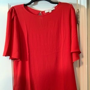 NWT flutter sleeve blouse